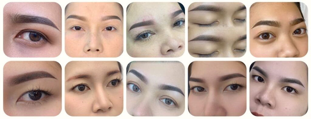 สักคิ้วสีฝุ่น